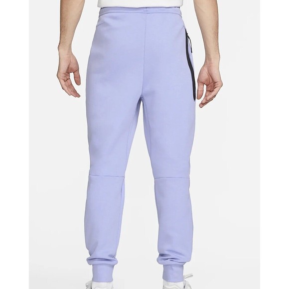 Nike Sportswear Tech Fleece Men’s Size 2XL Light Thistle Black Jogger Pants - Picture 2 of 9